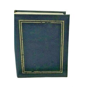 4x6 Slip In Photo Album Navy Blue Book Bound 4f